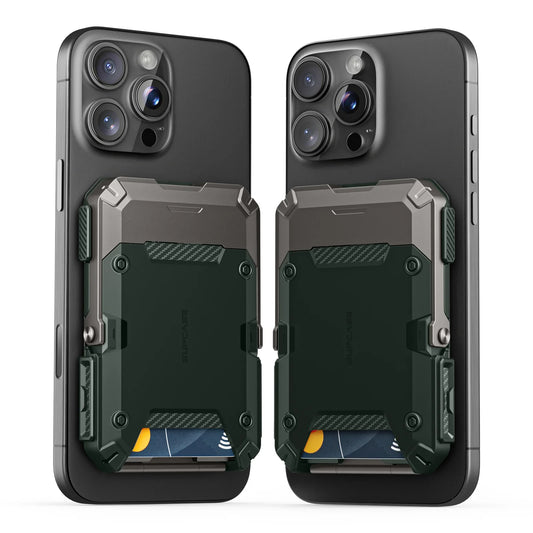 MagFlip Magnetic Wallet with Stand-Dark Green