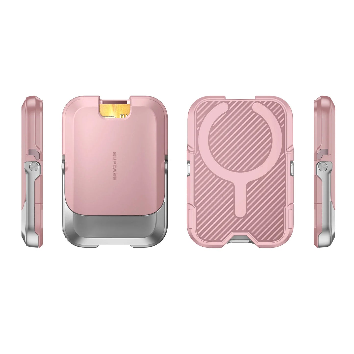 UB Mag Vault Magnetic Wallet with Stand - Blush Pink