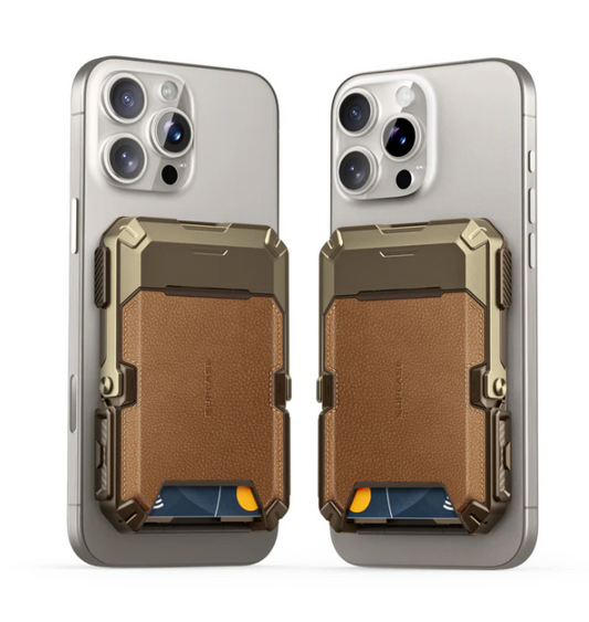 MagFlip Magnetic Wallet with Stand-Brown