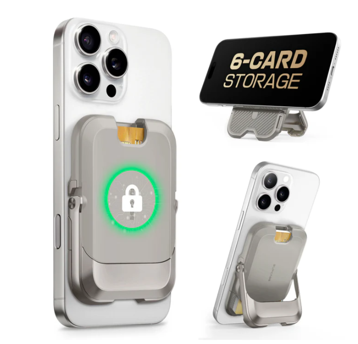 UB Mag Vault Magnetic Wallet with Stand - Gray