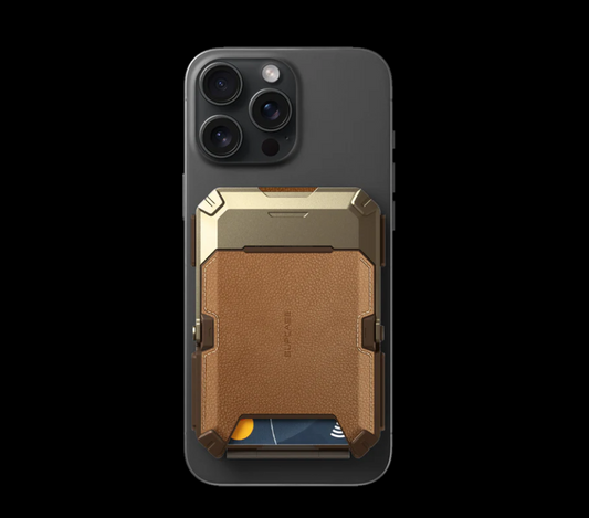 MagFlip Magnetic Wallet with Stand-Brown