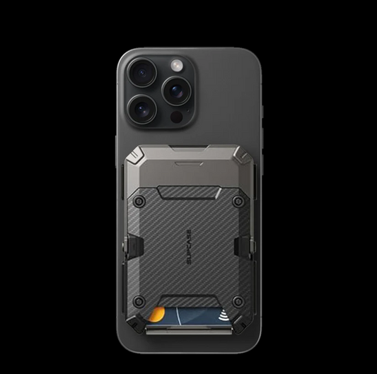 MagFlip Magnetic Wallet with Stand-Carbon