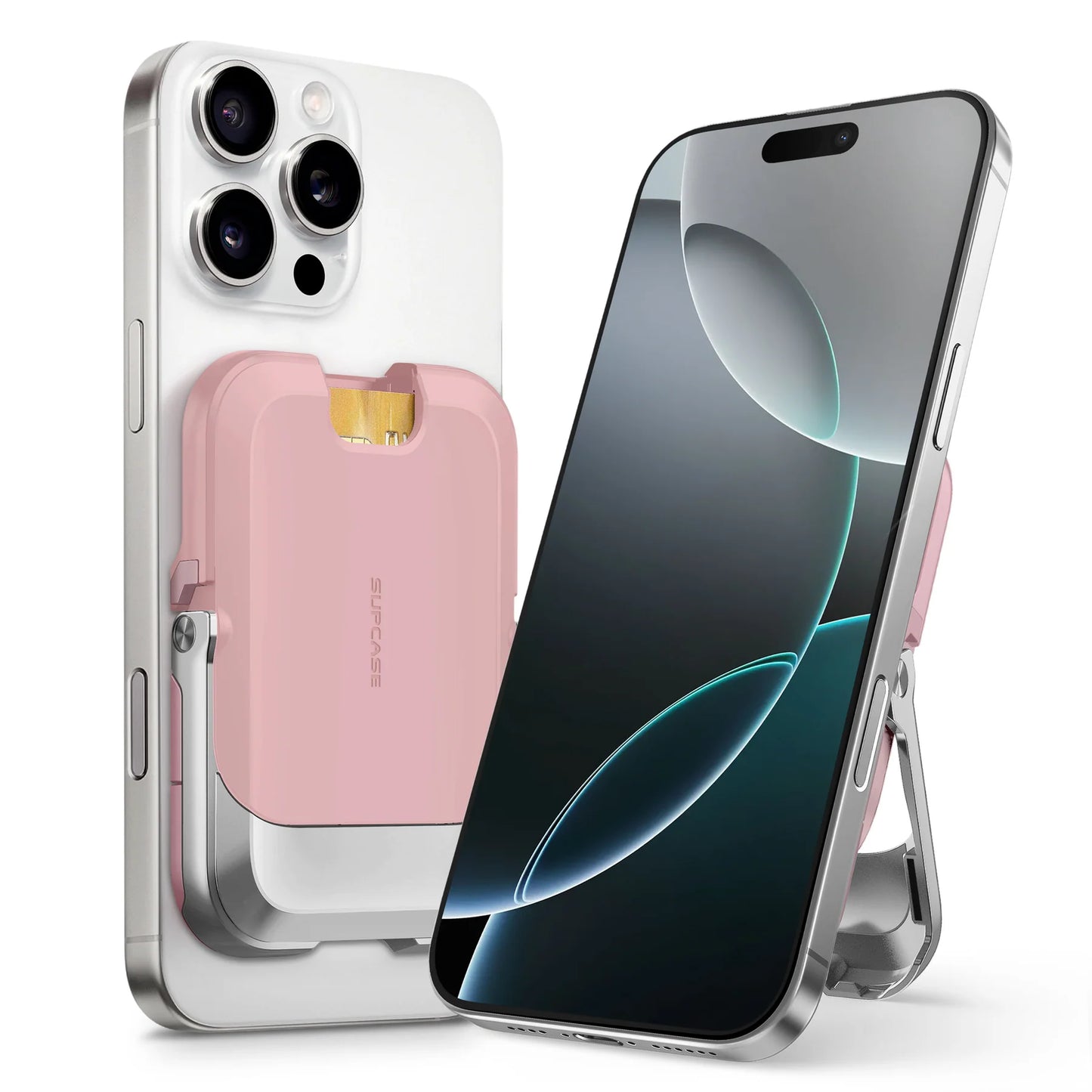 UB Mag Vault Magnetic Wallet with Stand - Blush Pink