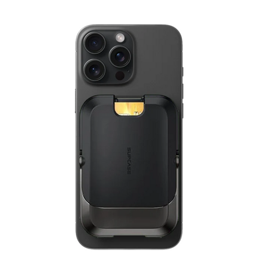 UB Mag Vault Magnetic Wallet with Stand - Carbon Black