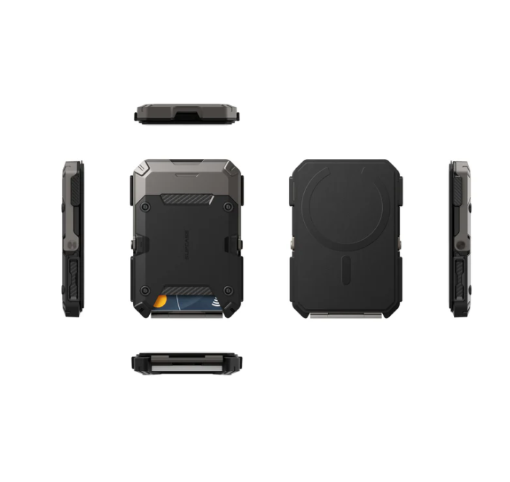 MagFlip Magnetic Wallet with Stand-Black